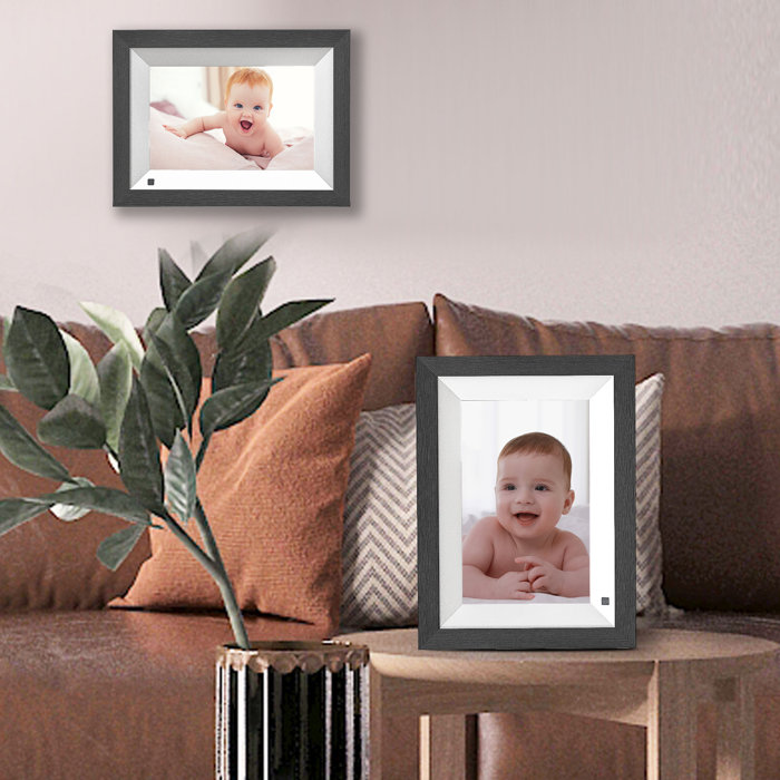 NexFoto 8 Inch WiFi Digital Picture Frame with 32GB Storage Perfectly
